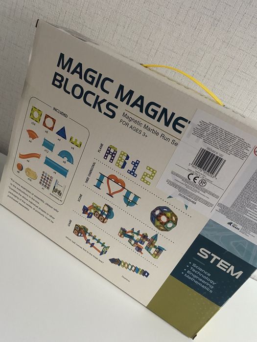 Магнитен конструктор 96 части Iso Trade - Писта с топки