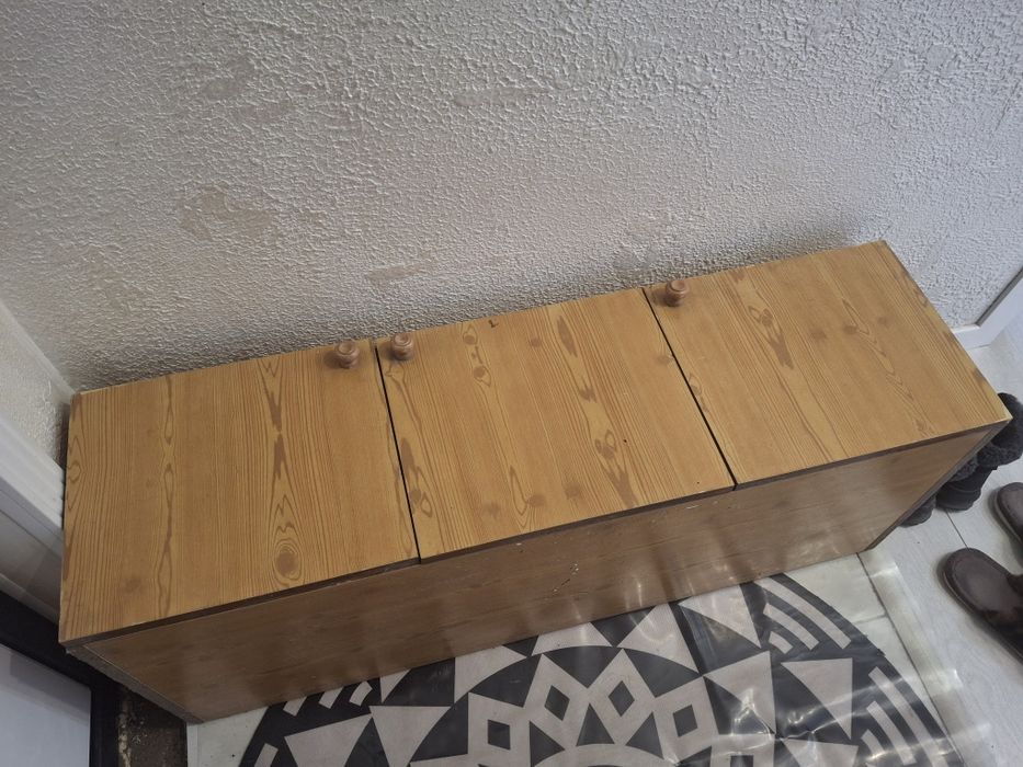 Обувной шкафчик деревянный