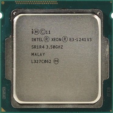 Процессор Xeon e3 1241 v3 (аналог i7-4790) 4 ядра 8 потоков LGA 1150
