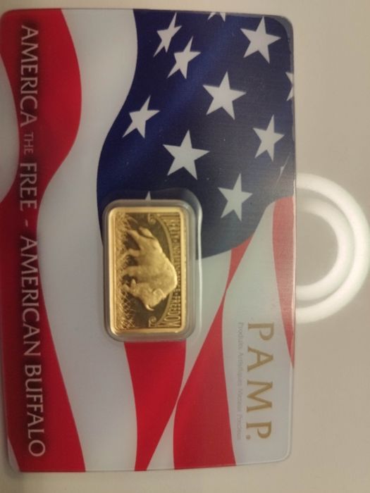 5 гр Златно ключе PAMP Statue of Liberty или American Buffalo