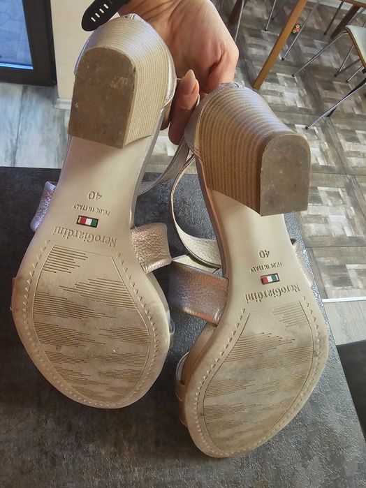 Дамски сандали Nero Giardini обувани веднъж 40 номер