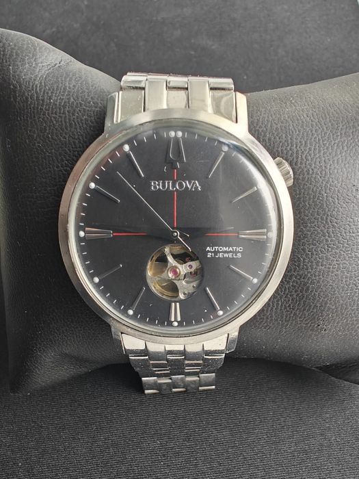 Ceas Bulova Classic Automatic - Open Heart - 21 Jewels - Oțel Inoxid