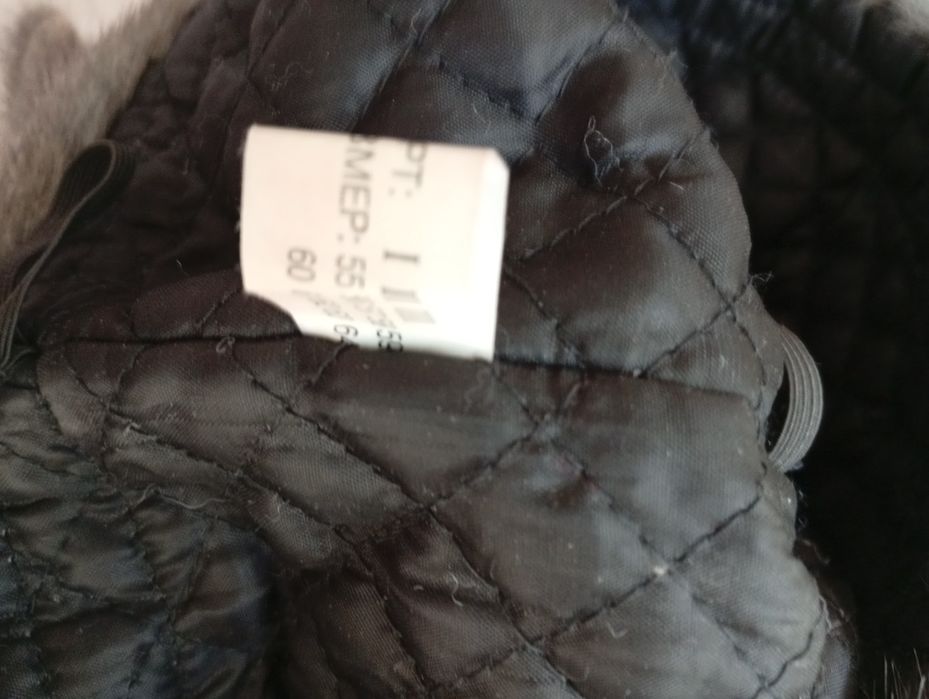 Норковая шапка .