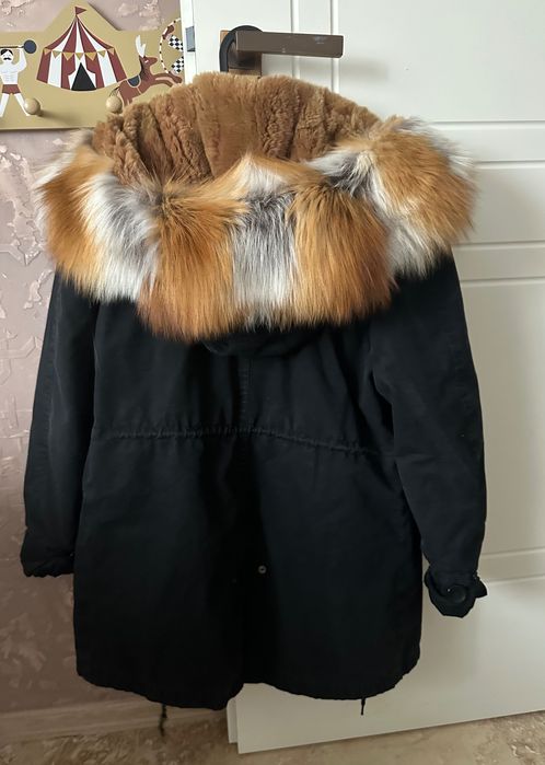 Зимно яке/парка със естествен косъм