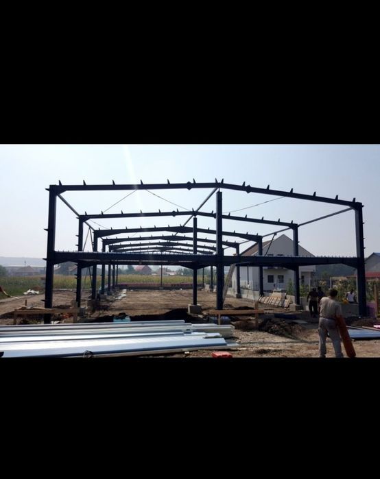 Vand hala metalice din profile metalice 200ipe.13x24x3,=9000euro.