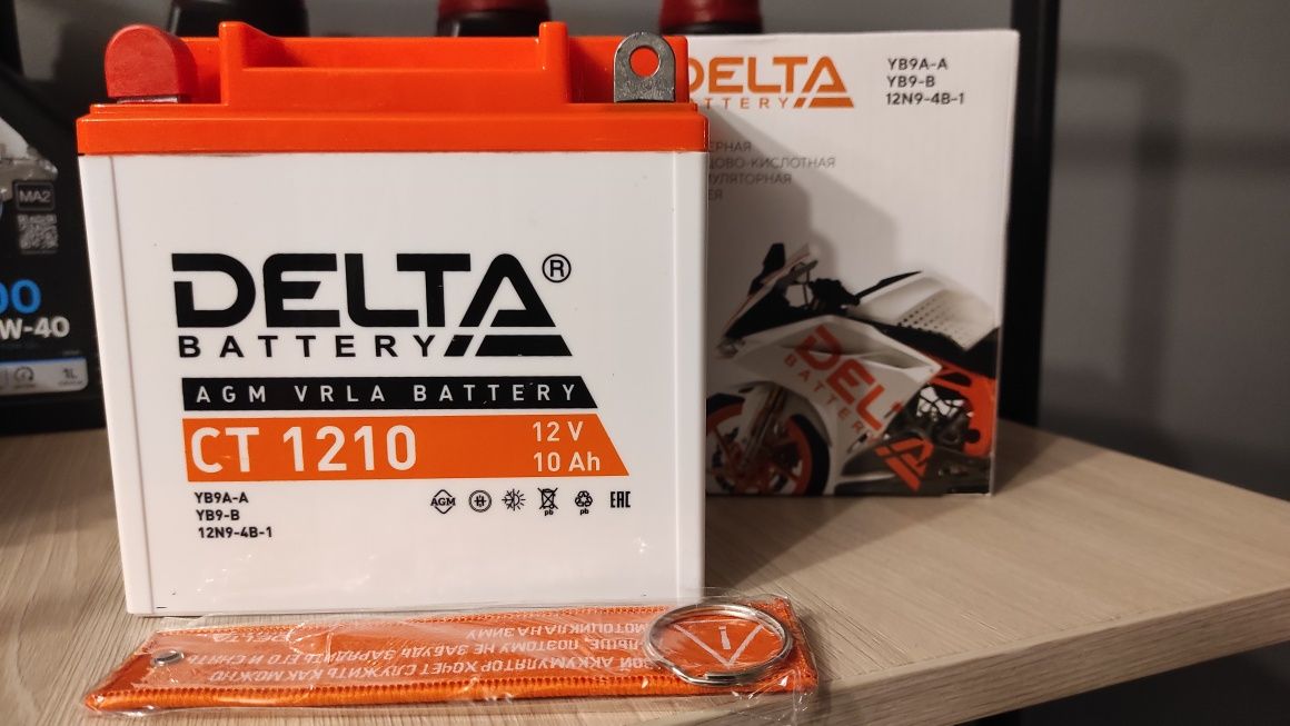 Аккумулятор Delta 10Ah для скутера мотоцикла квадроцикла снегохода.: 20 ...
