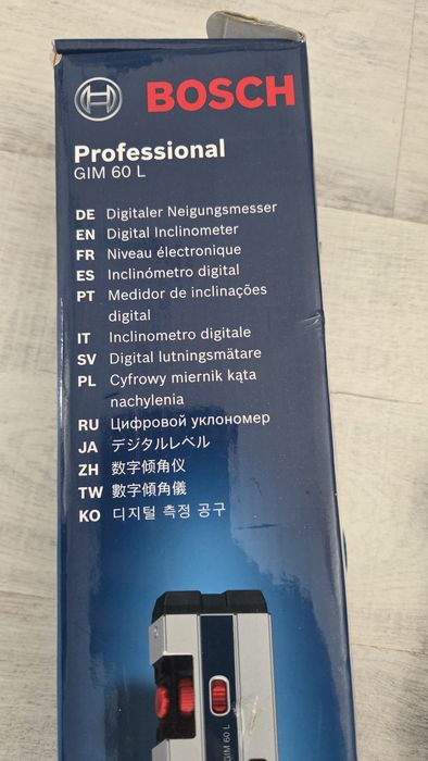 Nivela Digitala /Clinometru de 60 cm cu laser,Bosch Profesional GIM 60L