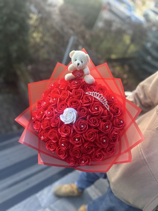 Buchete trandafiri sapun brasov