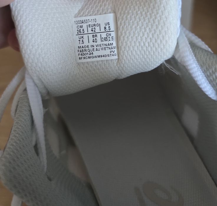 Asics White Graphite