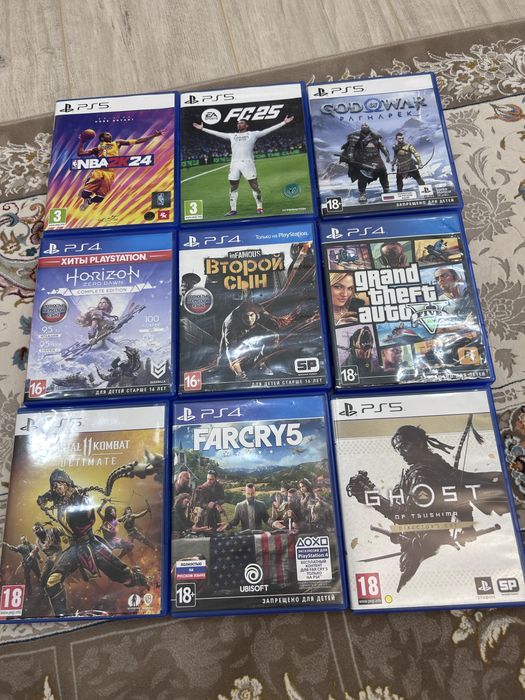 Продаю игры пс4, пс5