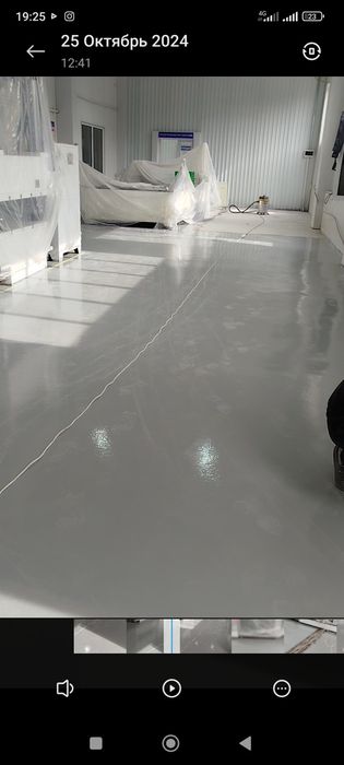 Наливной эпоксид пол полиуретан