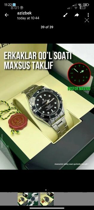 mahsus zor soat siz uchun