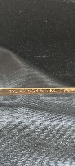 Ray Ban Signet Gold Frame SUNGLASSES poze reale, doar pentru cunoscăto