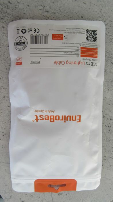 Cablu incarcare alb EC2 USB iPhone 2m