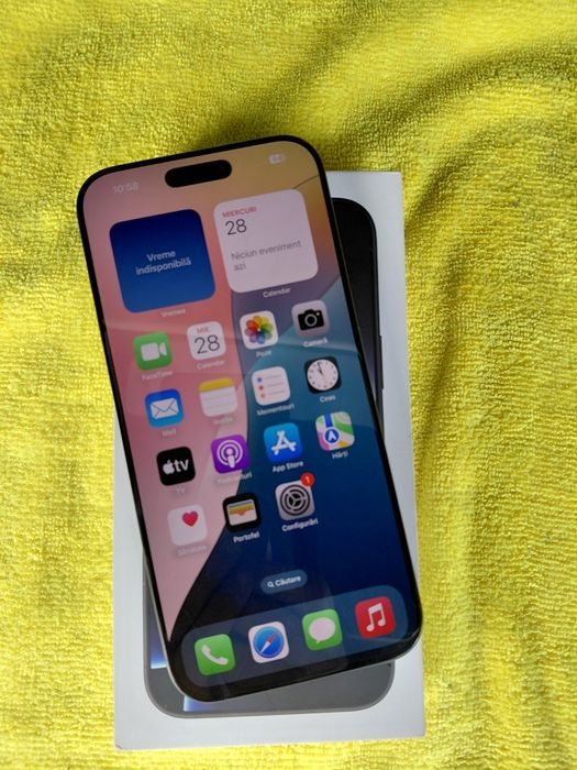 Vand/Schimb IPhone 16 Pro Max 5g 1 TB Impecabil Fulbox Liber