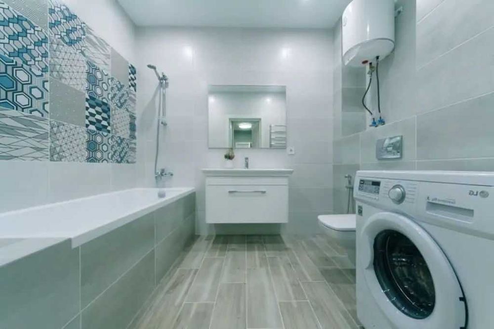 Двухкомнатная свежая квартира в районе ТРЦ Мега и Атакента в свежем ЖК