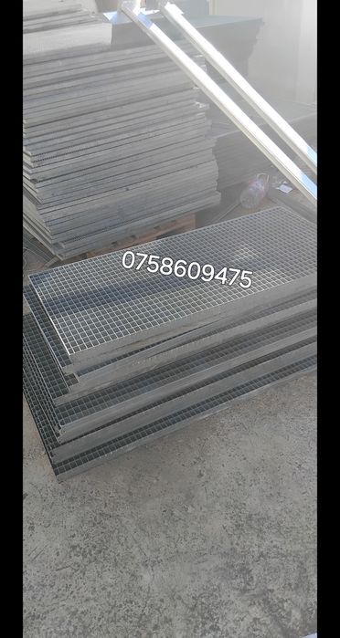 Grilaje-trepte zincate 90x120