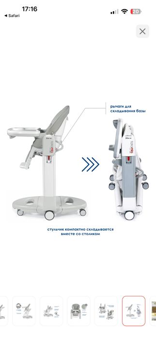 Peg-Perego tatamia стульчик для кормления