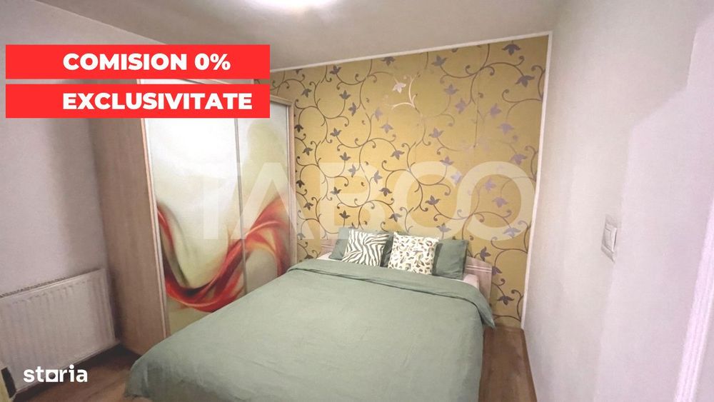 Apartament mobilat 4 camere  modern Comision 0 % zona Terezian Sibiu