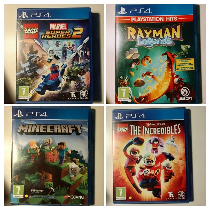 Playstation 4 заедно с 26 игри за него и 3 контролера