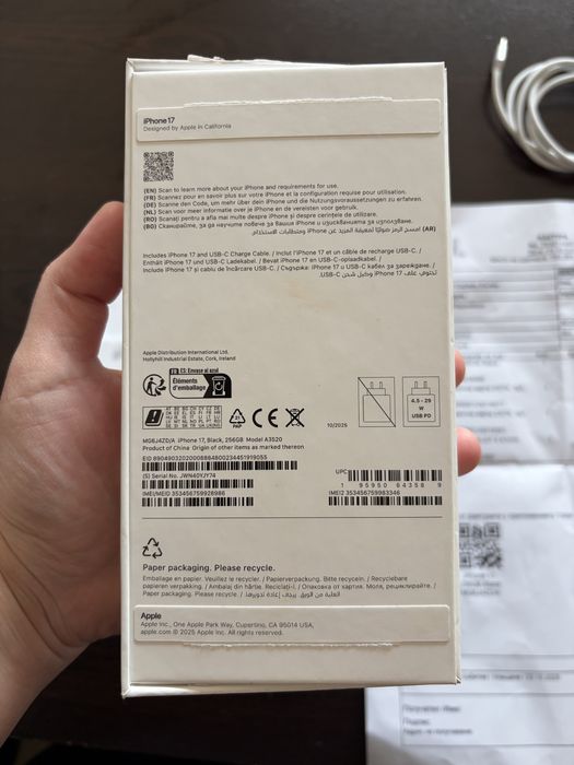 İphone 17 256 gb 100%