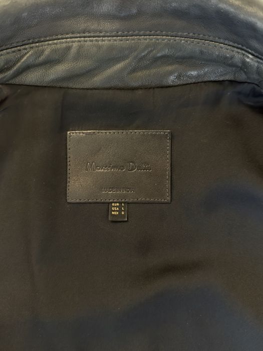 Geacă de piele naturală Massimo Dutti, mărimea L