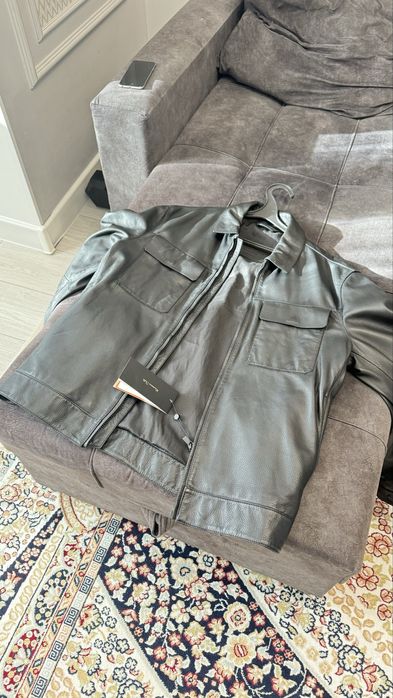 Куртка Кожжа Massimo Dutti