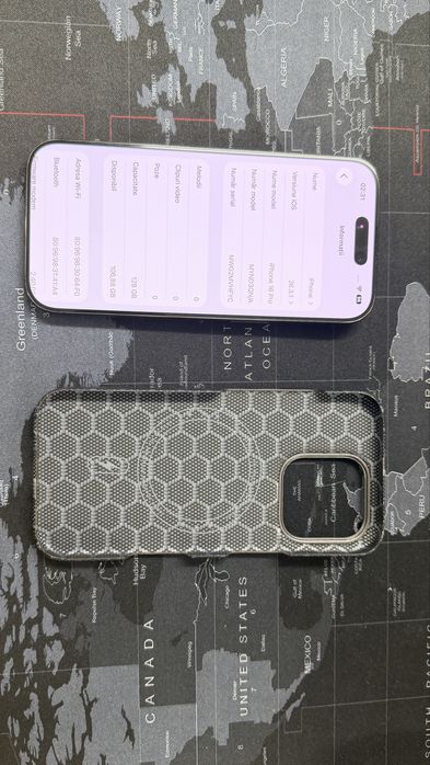 iPhone 16 PRO - husa aramida / kevlar inclusa.