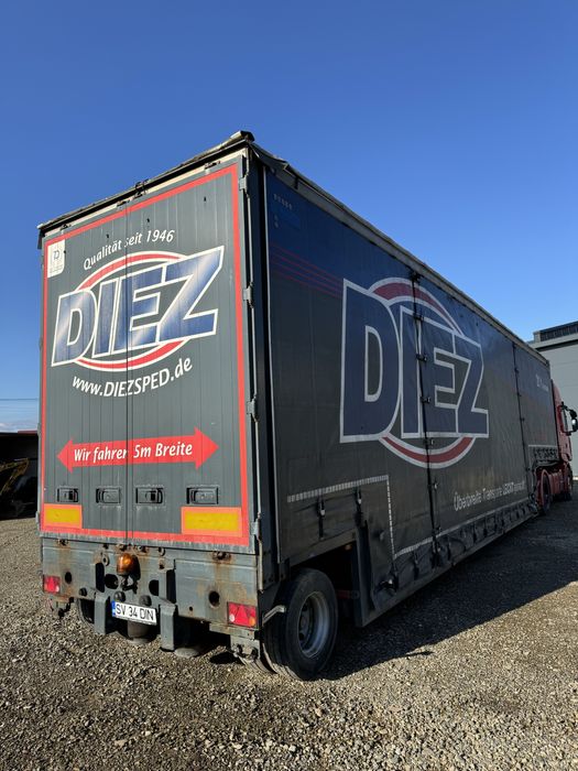 VARIANTE / Trailer agabaritic MEUSBURGER MPG-1 - axa viratoare