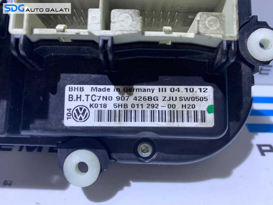 Panou Modul Comanda AC Clima Climatronic Volkswagen Touran 2011 - 2015 Cod 7N0907426BG [AV3019]