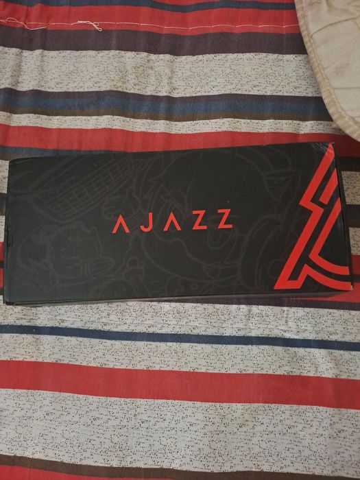 Ajazz ak820 white blue switch Новый