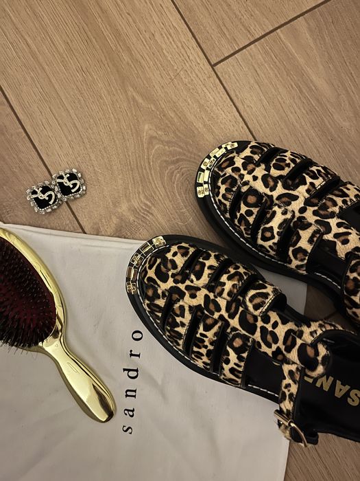 Дамски сандали леопард Sandro