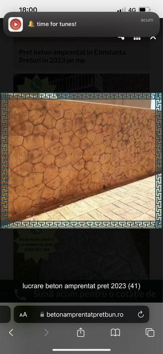 Beton amprentat calitate superioara