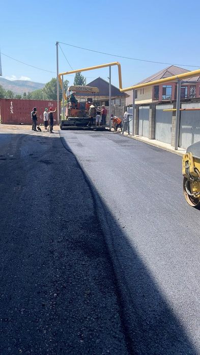 Асфальт Асфальтирование Укладка асфальта