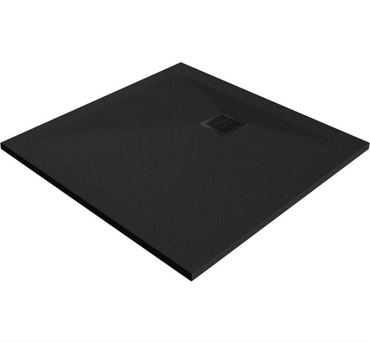 Lavoar baie, ceramica, 100.4 x 45.5 cm, negru mat