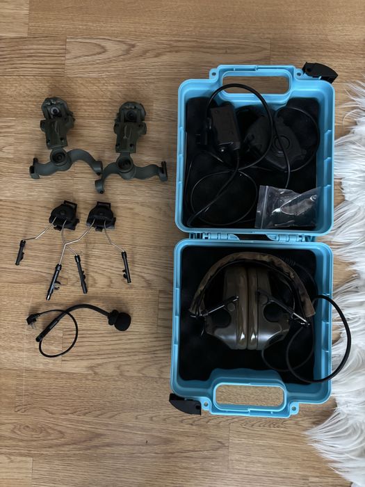 Pachet Casti Z-Tac COMTAC II Dark Earth. Perfecte pentru airosf