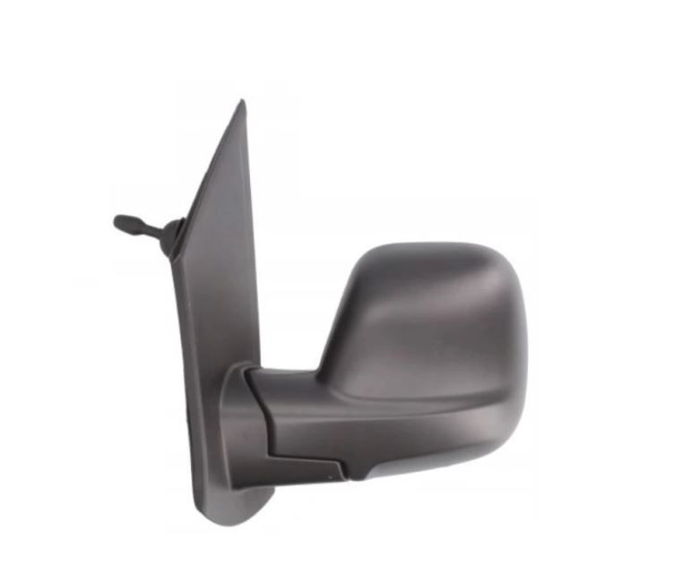 Oglinda usa exterioara Citroen Jumpy/Spacetourer, 06.2016-, Opel Zafira Life, 08.2019-, Peugeot Expert/Traveller, 06.2016-, Toyota Proace, 06.2016-, partea stanga/dreapta, regl. manuala; carcasa neagra; sticla convexa; geam cromat