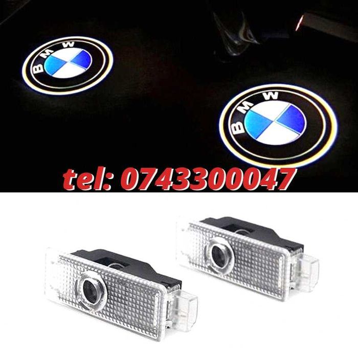 Lampi Iluminare Led Logo Portiere Holograme , Dedicate Bmw E90 , E60 , F10 , F01 Pentru Iluminare Si Montaj Pe Echipamente Compatibile