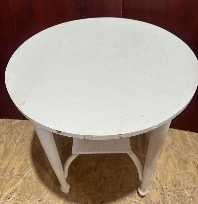 Masuta Vintage din lemn Stil Thonet; Masa cu blat 70x70 cm