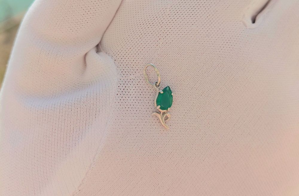 Кулоны Горный хрусталь. Серебро 925.