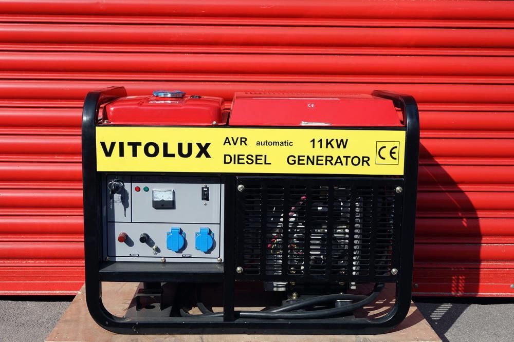 14KVA Дизелови Монофазни Генератори VITOLUX с електрически старт