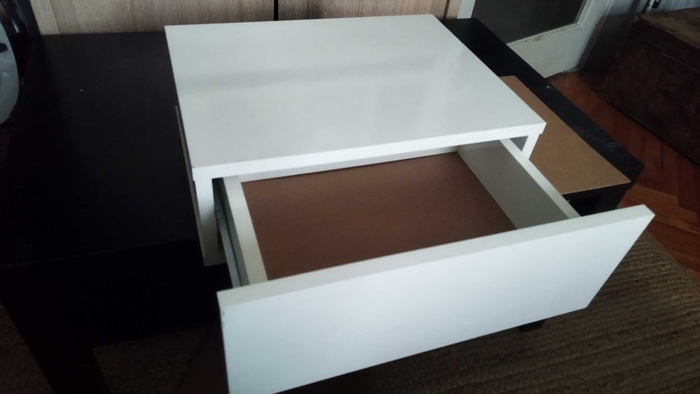 Шкафчета Нощни, vida XL, 2бр. Бял гланц. Перфектно състояние!!!