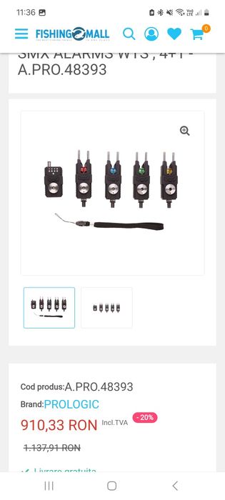 Set 4 avertizori + statie prologic smx