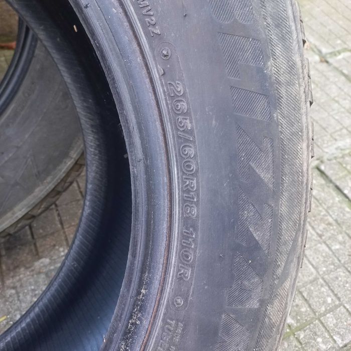 Bridgestone Blizzak 265 60 18