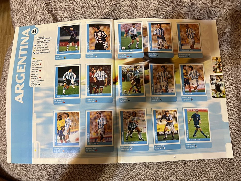 Album DS Franta 1998 (nu Panini) complet 100% stare foarte buna