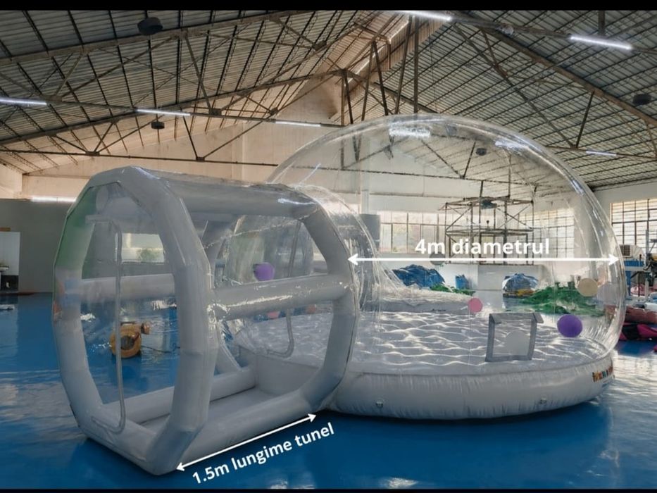Tobogane gonflabile și bubble house