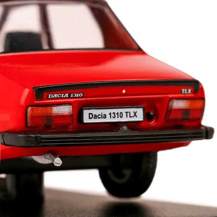 Lot 2 buc Macheta Dacia 1310 rosie, 1/43, colectia Masini de Legenda