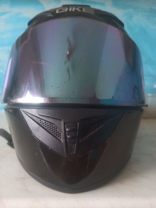 Шлем мотоциклетный черный