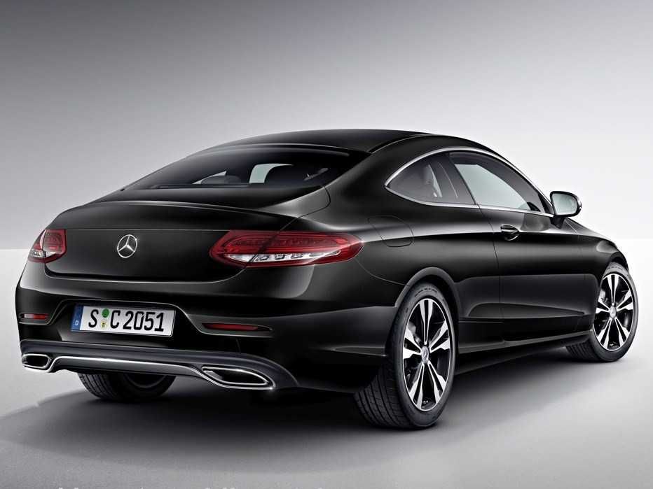 Дифузьор с накрайници Мерцедес Mercedes W205 C205 coupe , купе. За задна броня.