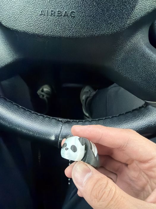 Брелок панды на ключи